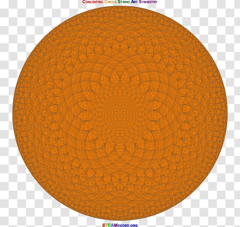 Circle - Orange - Concentric Transparent PNG