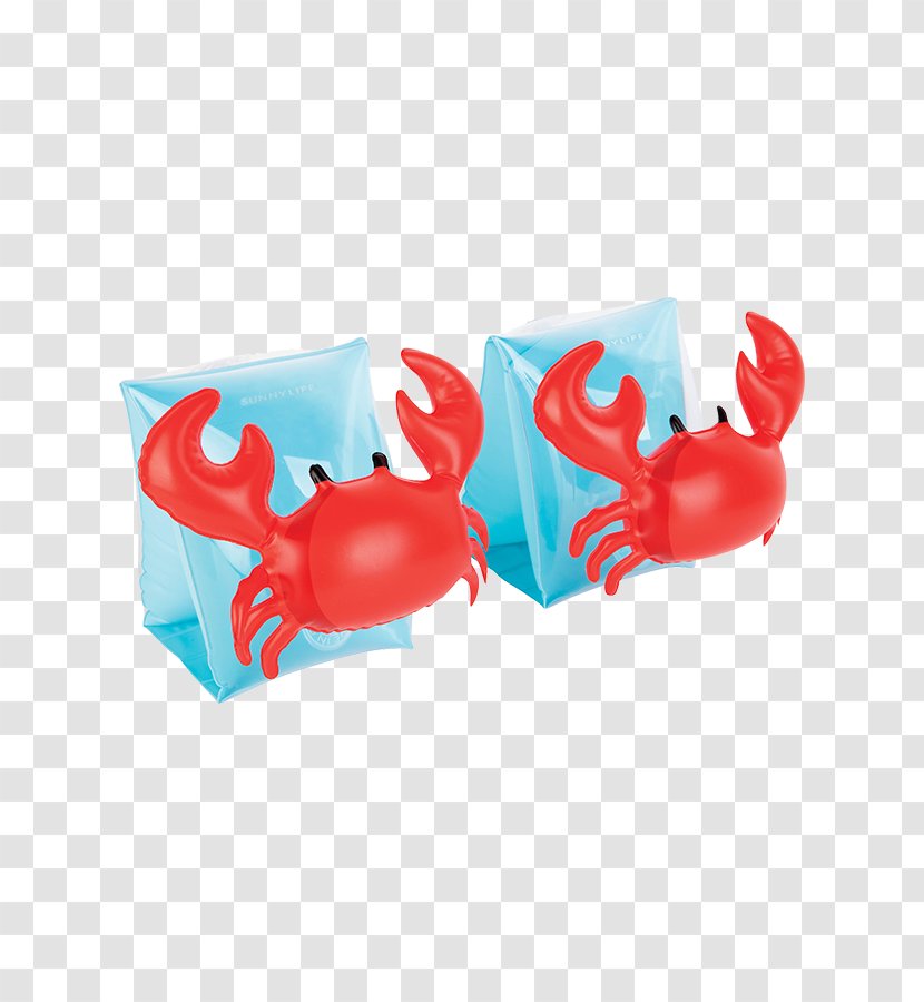 Crab Inflatable Armbands White Transparent PNG
