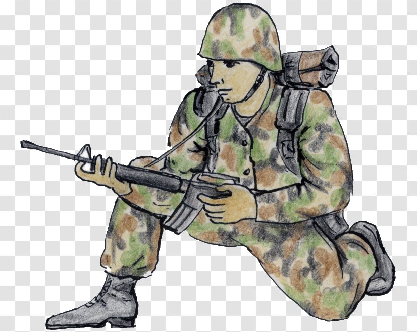 Soldier Infantry Marksman Army Military - Silhouette Transparent PNG