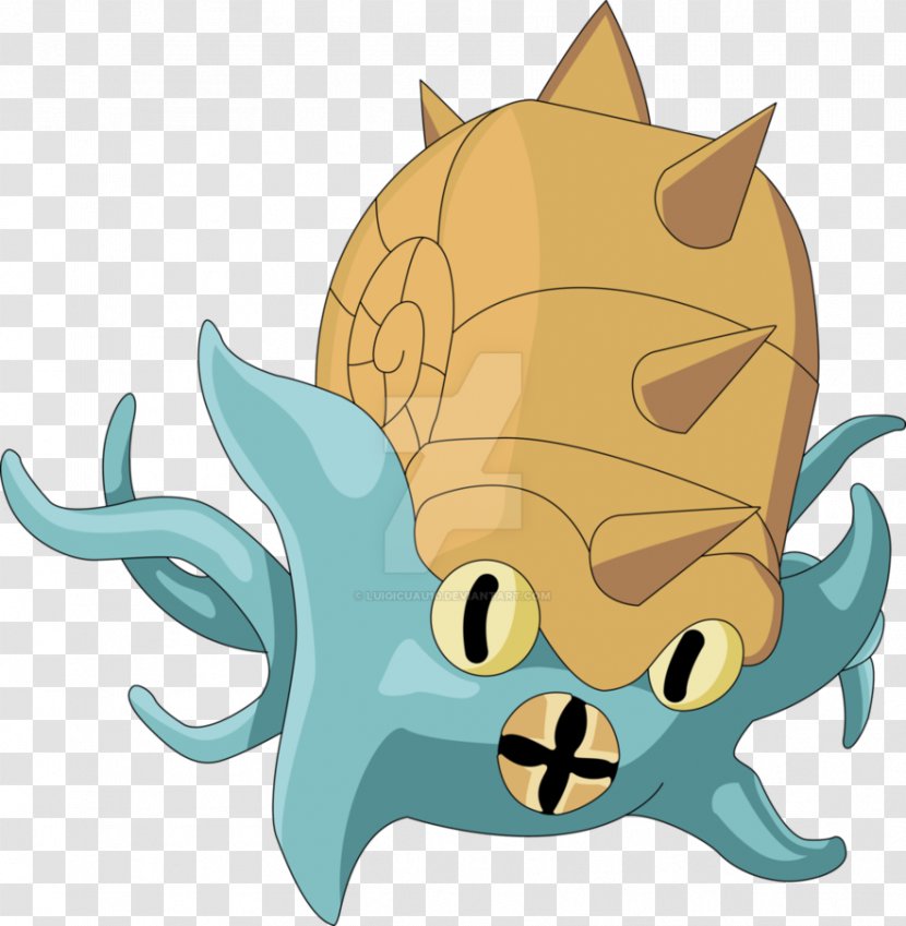 Cat Omastar Omanyte Pokémon DeviantArt - Tail Transparent PNG