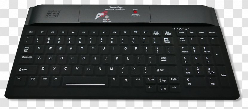Computer Keyboard Numeric Keypads Space Bar Touchpad Hardware - Netbook - Laptop Transparent PNG