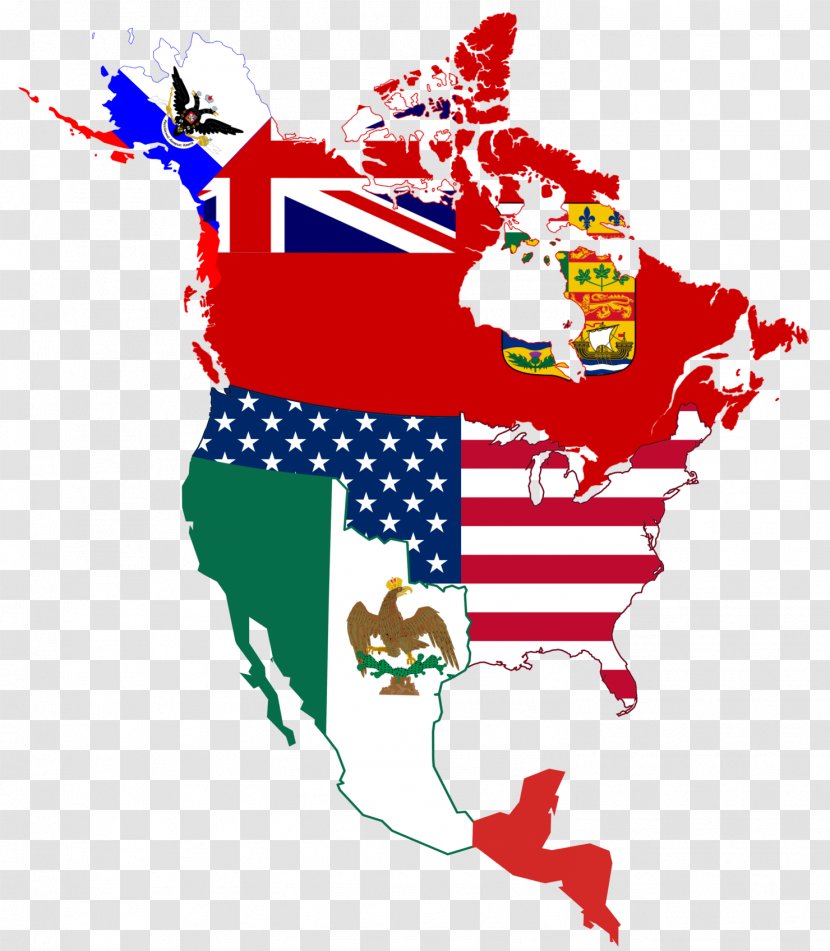 Flag Of The United States Map Flags North America - World Transparent PNG