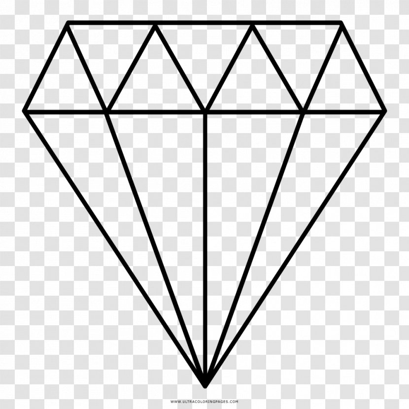 Diamond Gemstone Drawing - Cut Transparent PNG