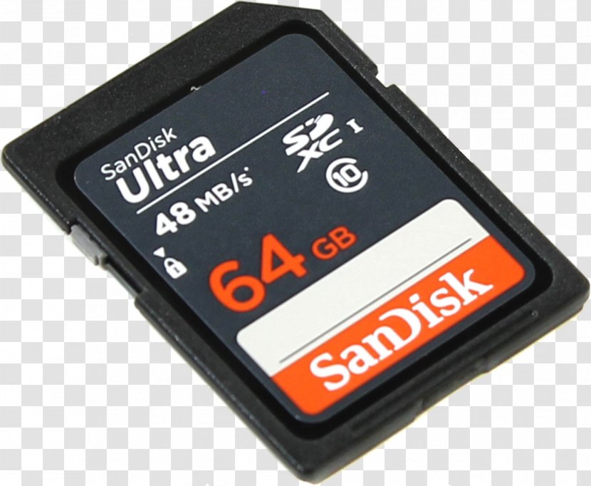 Flash Memory Cards Secure Digital Computer Data Storage SanDisk - Card Images Transparent PNG