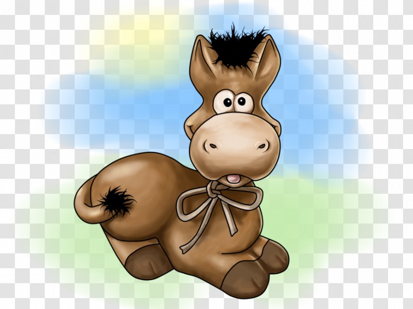 Horse Steve Helps Tripp Adjust Donkey Cartoon Snout Transparent PNG