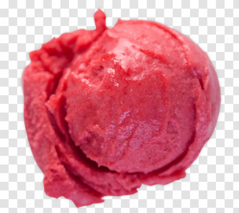 Ice Cream Sorbet Gelato Carpaccio Raspberry - Recipe Transparent PNG