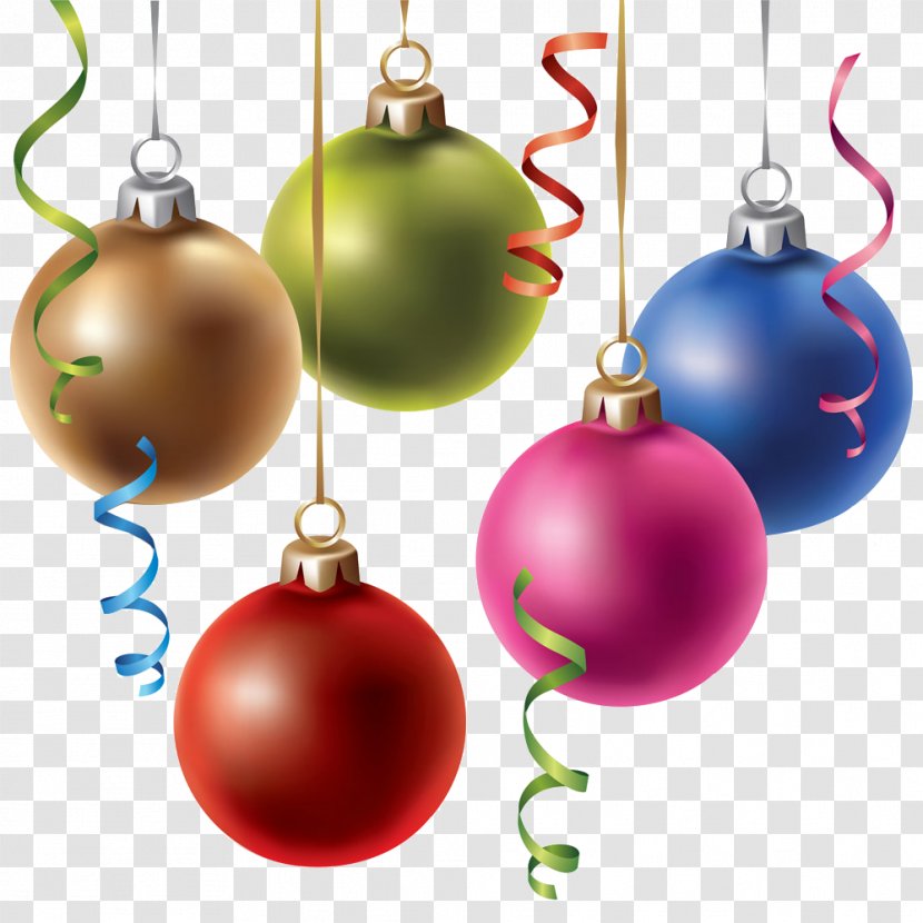 Christmas Ornament Decoration Public Holidays In China - Jingle Bell - Colored Balls Transparent PNG