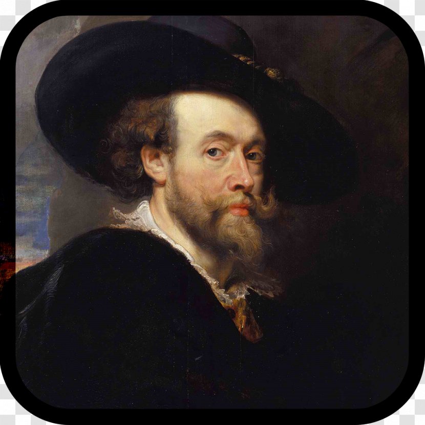 Peter Paul Rubens Self-portrait Artist - Flemish Painting Transparent PNG