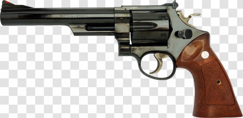Smith & Wesson Model 10 19 29 Revolver - Cartuccia Magnum Transparent PNG