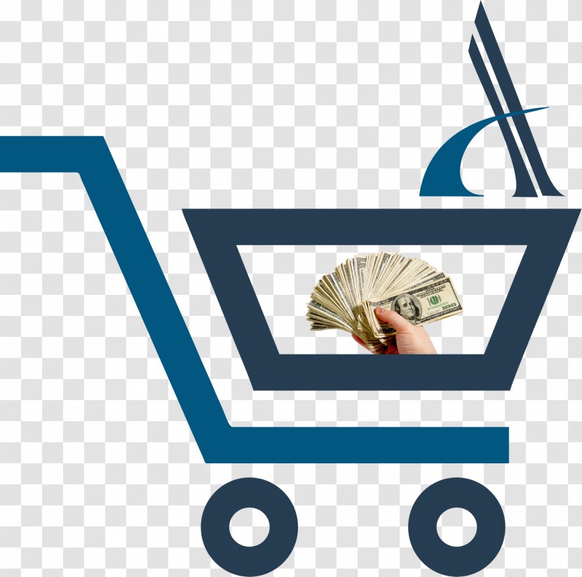 Money Shopping Cart Service Coin - Online Advertising Transparent PNG