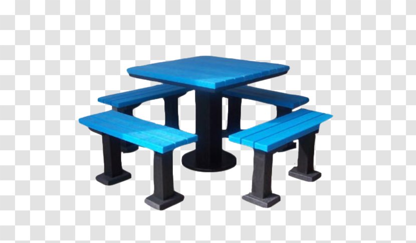 Plastic Angle - Outdoor Furniture - Park Table Transparent PNG
