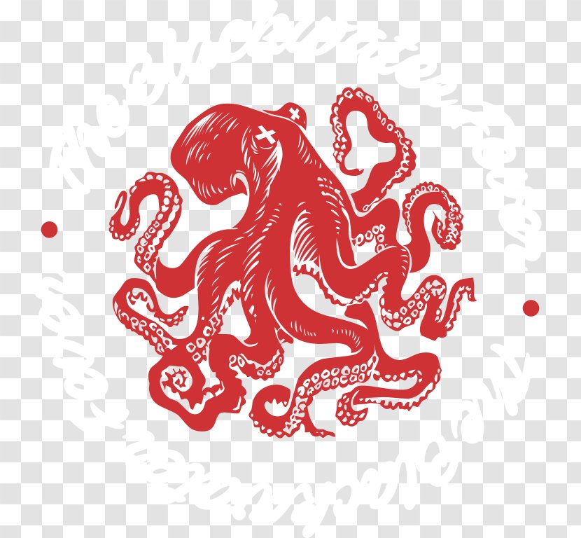 Octopus Vector Graphics Royalty-free Illustration - Cephalopod Transparent PNG