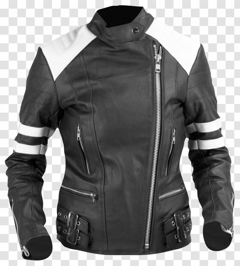 Leather Jacket Sleeve Pocket - Lining - Black Transparent PNG