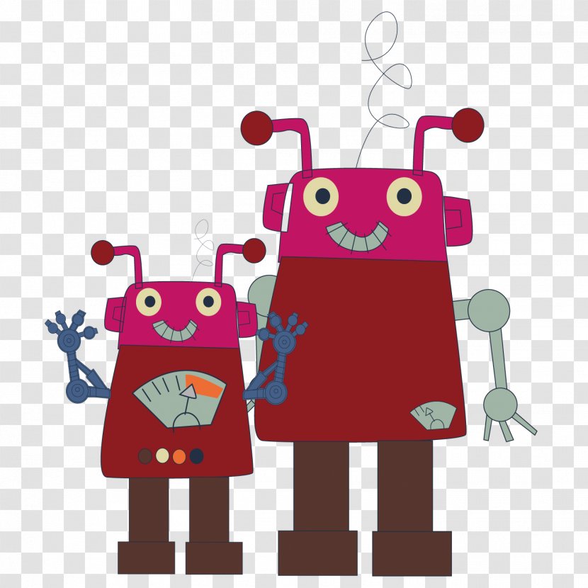 CUTE ROBOT - Fictional Character - Lovely Robot Transparent PNG