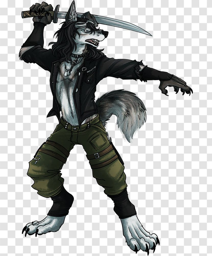 Werewolf Costume Design Cartoon Demon - Warn Of Violent Wages Transparent PNG