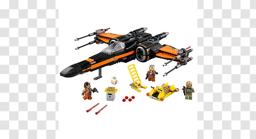 Poe Dameron Lego Star Wars: The Force Awakens BB-8 X-wing Starfighter - Wars - X Wing Fighter Transparent PNG