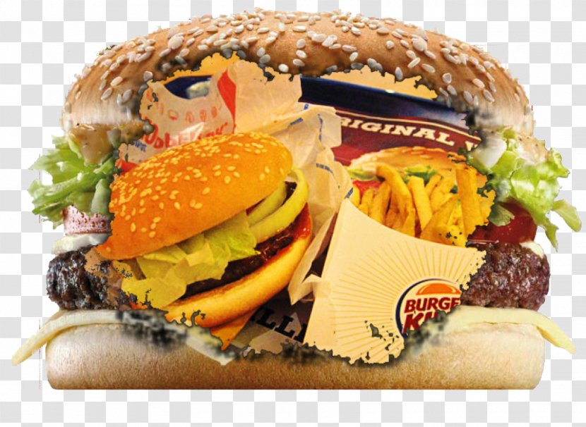 Cheeseburger Whopper McDonald's Big Mac Fast Food Hamburger - Bread - Burger King Transparent PNG