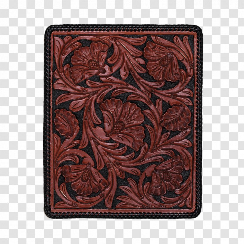 El Paso Saddlery Wallet Belt Western Wear Leather - Brown Transparent PNG