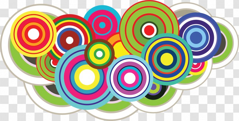 Euclidean Vector Ppt Illustration - Graphic Arts - Cartoon Colorful Circle Transparent PNG