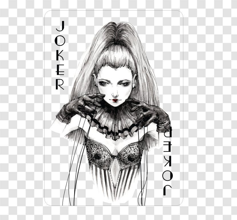 Illustrator Fashion Illustration Drawing Joker - Cartoon Transparent PNG