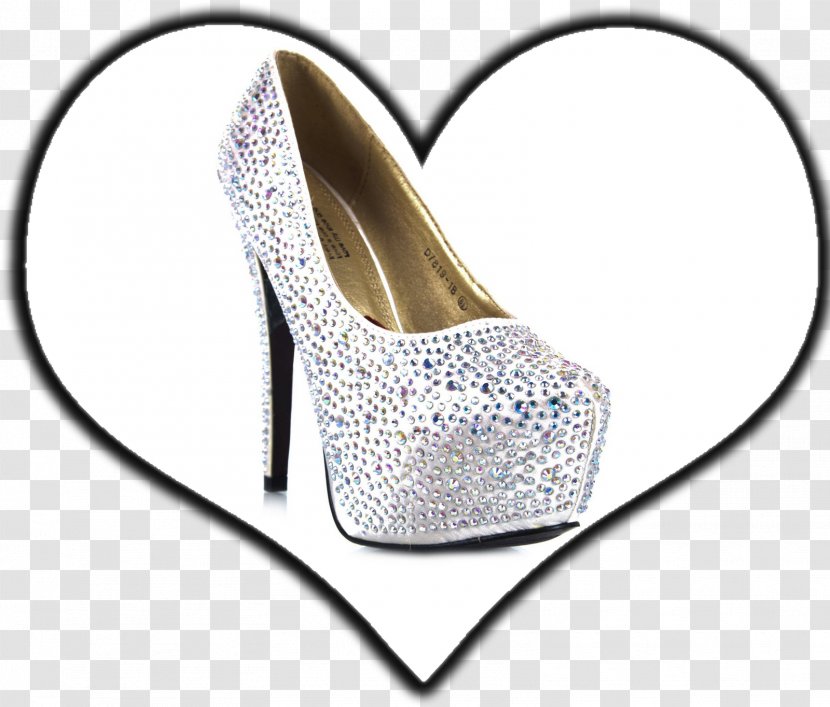 High-heeled Shoe Sandal Body Jewellery Silver - Glitter Shoes Transparent PNG