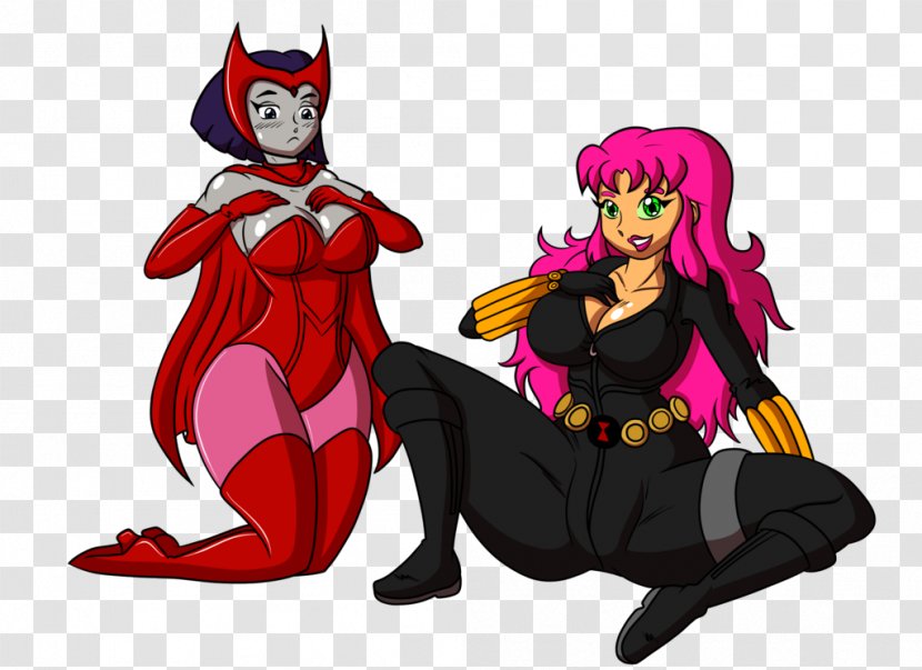 Raven Starfire Wanda Maximoff Teen Titans Drawing - Supernatural Creature Transparent PNG