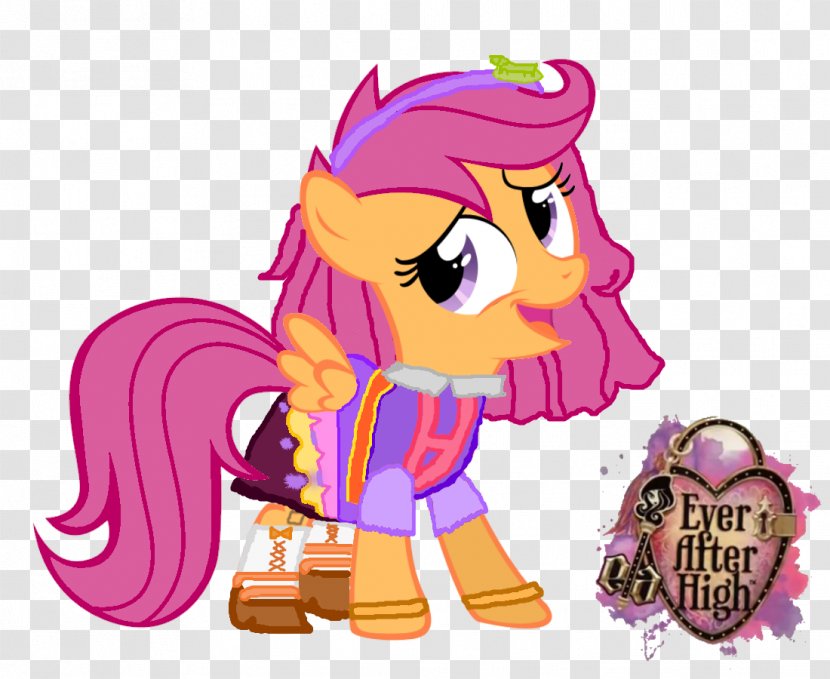Pony Scootaloo Cedar Wood Ever After High Fluttershy - Heart - Red Transparent PNG