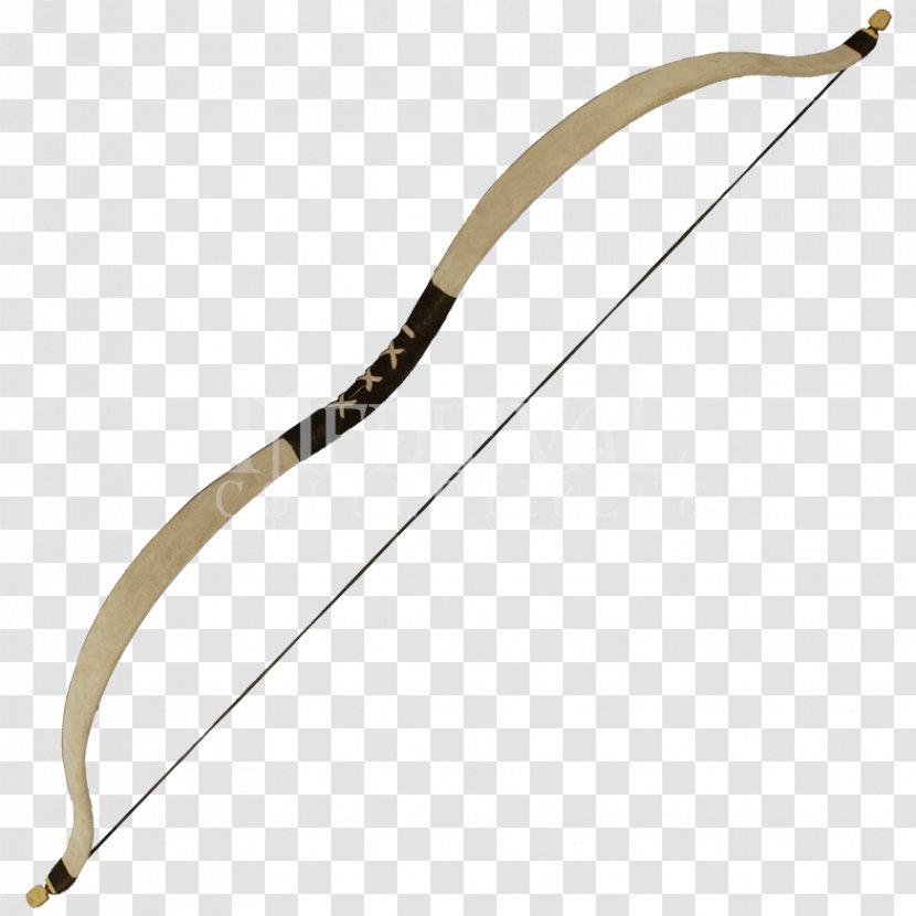 Middle Ages Larp Bows Bow And Arrow Recurve - Medieval Transparent PNG