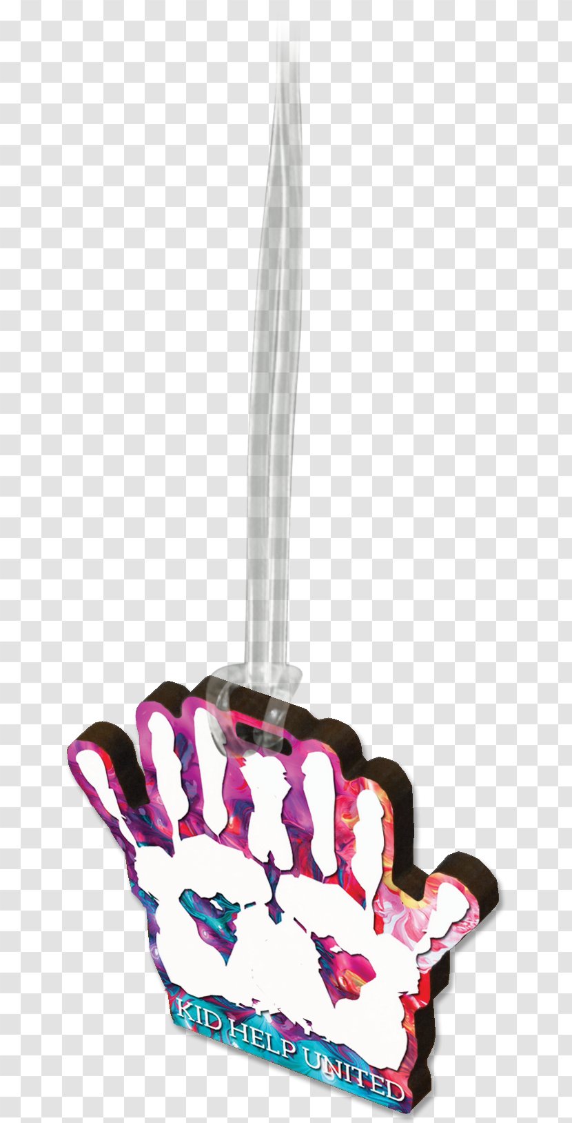 Pink M Finger RTV - Luggage Tag Transparent PNG