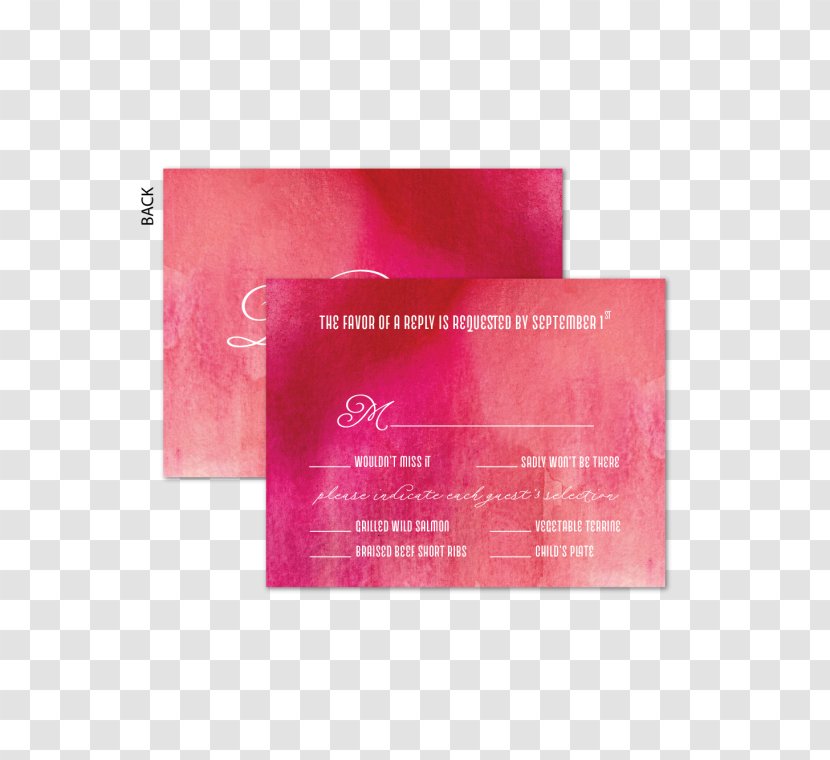Rectangle Pink M Font - Petal - Rsvp Transparent PNG