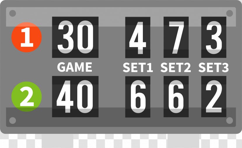 Junior Tennis Scoring System Sport - Score Transparent PNG