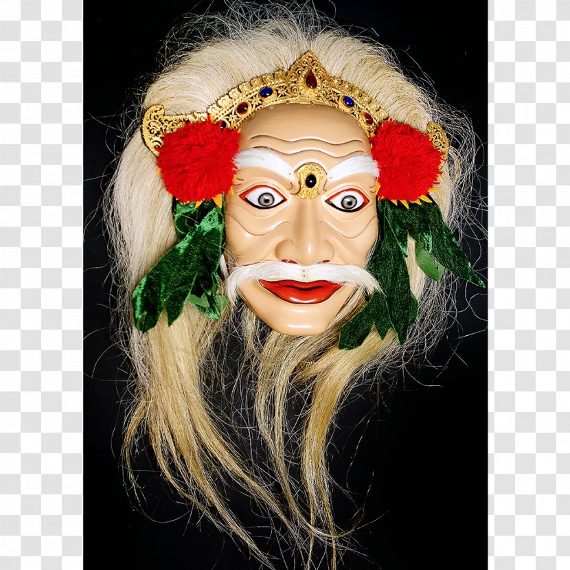 Mask Tua Topeng Lombok Balinese People - Subregion - Traditional African Masks Transparent PNG