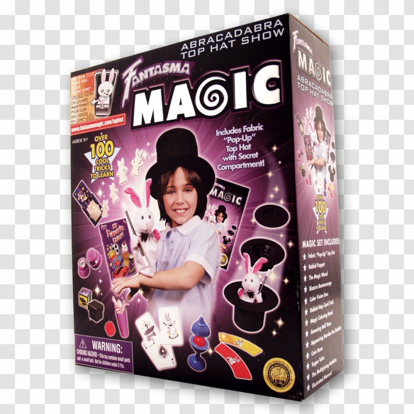 Top Hat Magic Toy Abracadabra - Tricks Transparent PNG