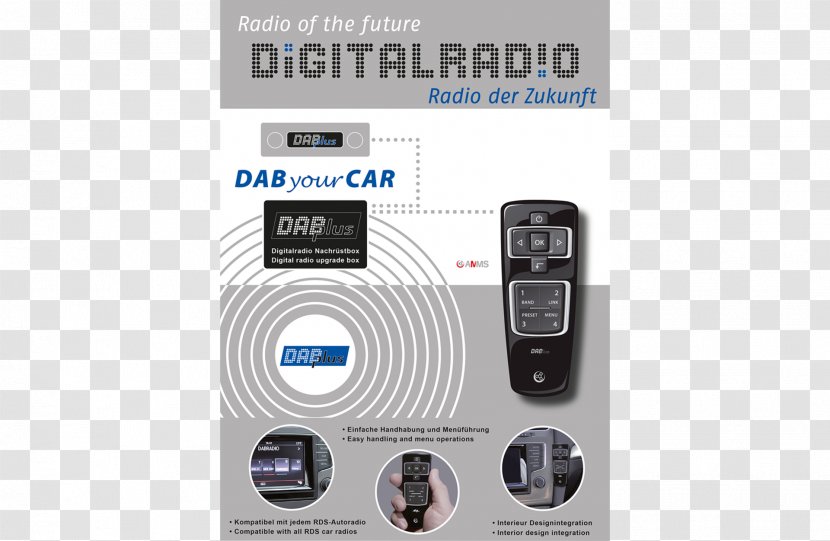 FM Broadcasting Digital Radio Car Audio - Remote Controls Transparent PNG