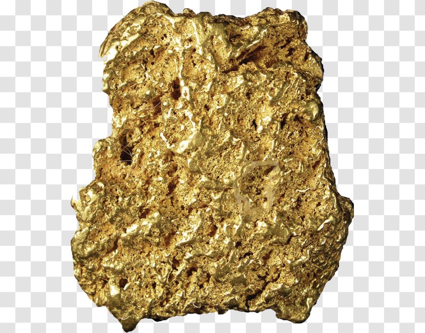 Gold Nugget Mineral Pyrite Mining - Image Transparent PNG