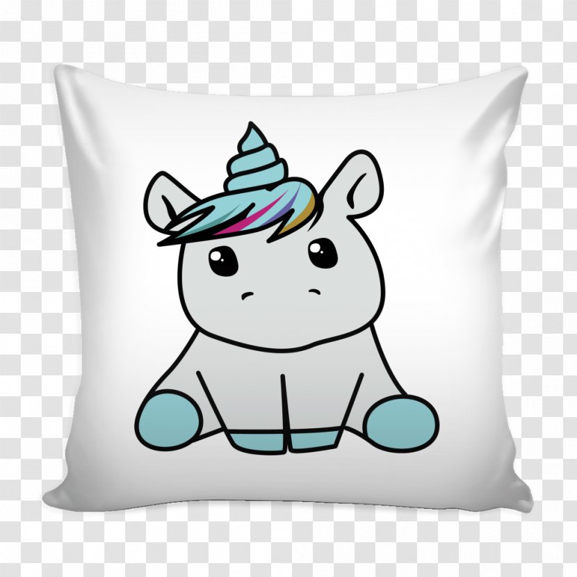 Throw Pillows Bedding Couch - Fictional Character - Unicorn Transparent PNG