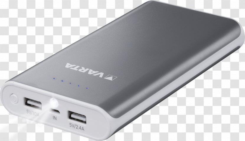 Battery Charger Power Bank Electric VARTA USB - Varta Transparent PNG