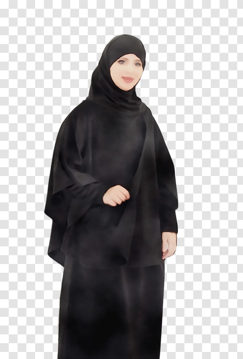 Hijab Cloak Abaya Dress Coat - Fashion Accessory - Sleeve Transparent PNG
