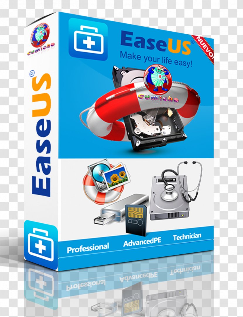 Data Recovery Portable Application USB Flash Drives EaseUS Partition Master - Computer Software - Iz Transparent PNG