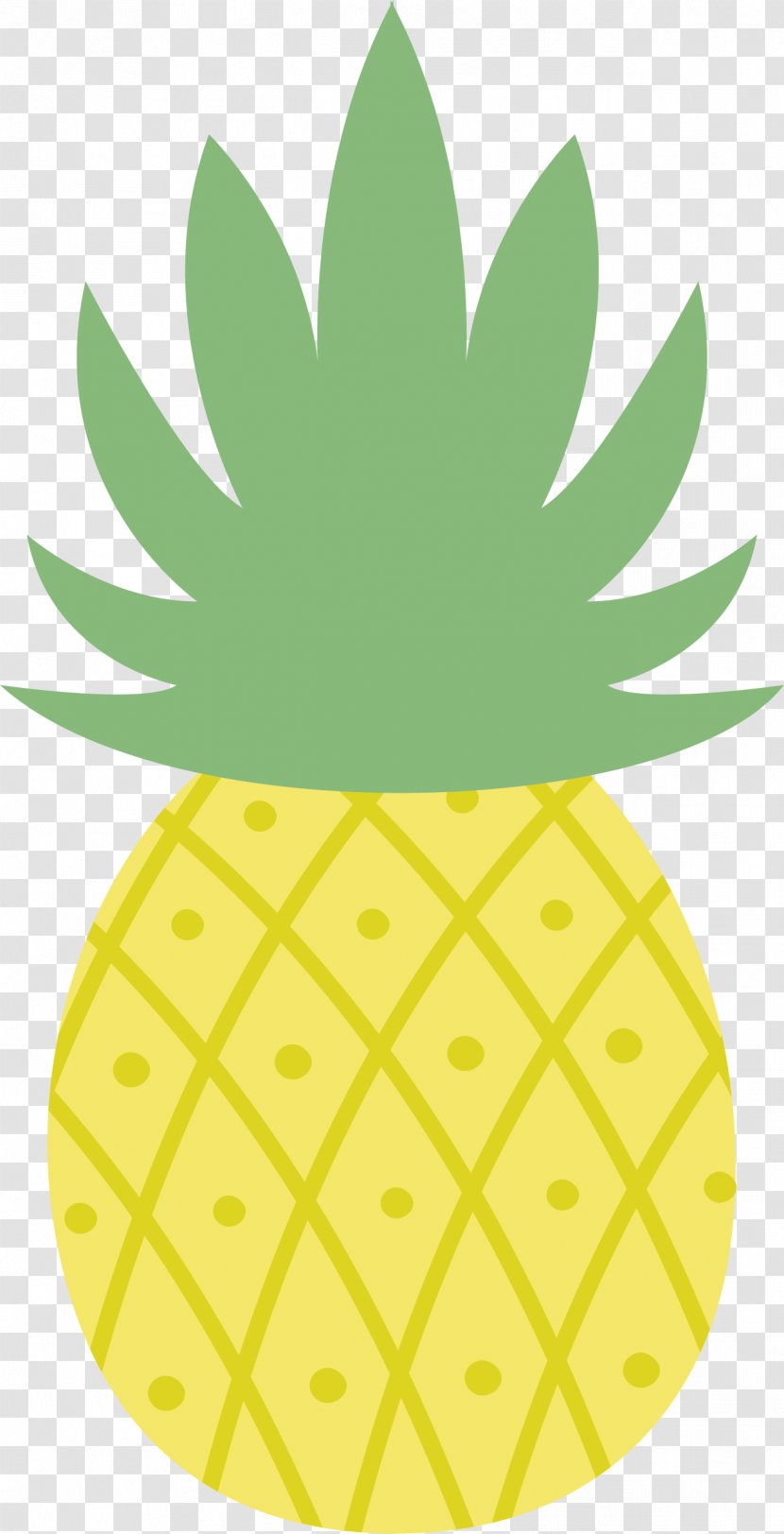 Pineapple Clip Art - Autocad Dxf - Yellow Cartoon Transparent PNG