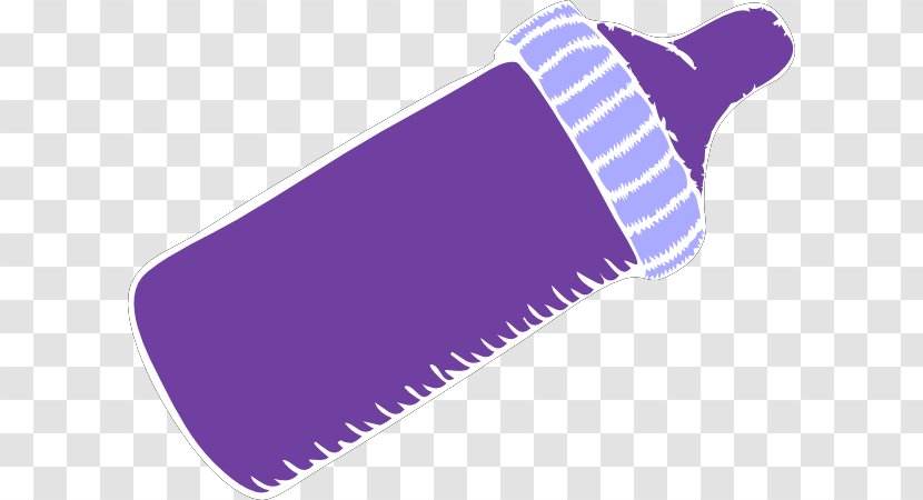 Baby Bottles Infant Breastfeeding Clip Art - Purple Razorback Cliparts Transparent PNG