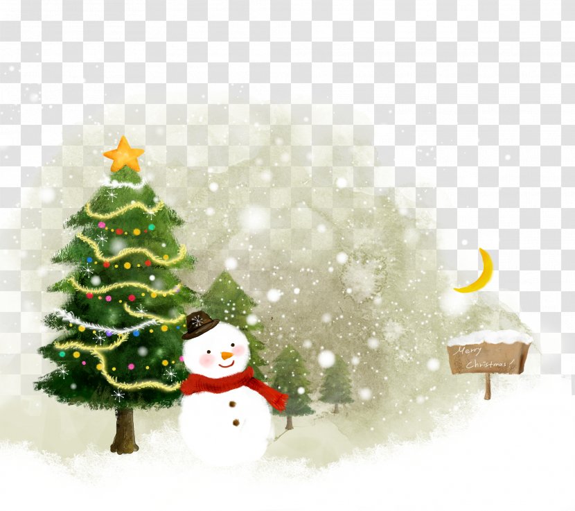 Cushion Throw Pillow Christmas Ornament Decorative Arts - Snowman - Hand-painted Snow Transparent PNG