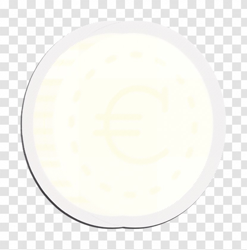 Business Icon Coin Euro - Platter Serveware Transparent PNG