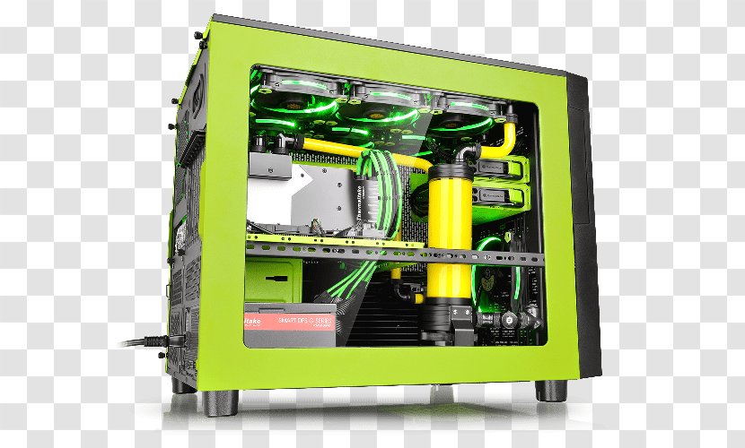 Computer Cases & Housings Thermaltake View 31 TG CA-1H8-00M1WN-00 Power Supply Unit ATX - Cable Management - Venton Publishing M Sdn Bhd Transparent PNG