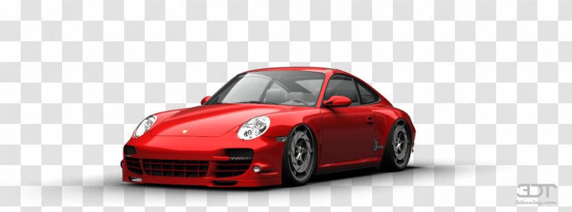 Porsche 911 City Car Luxury Vehicle - Red Transparent PNG