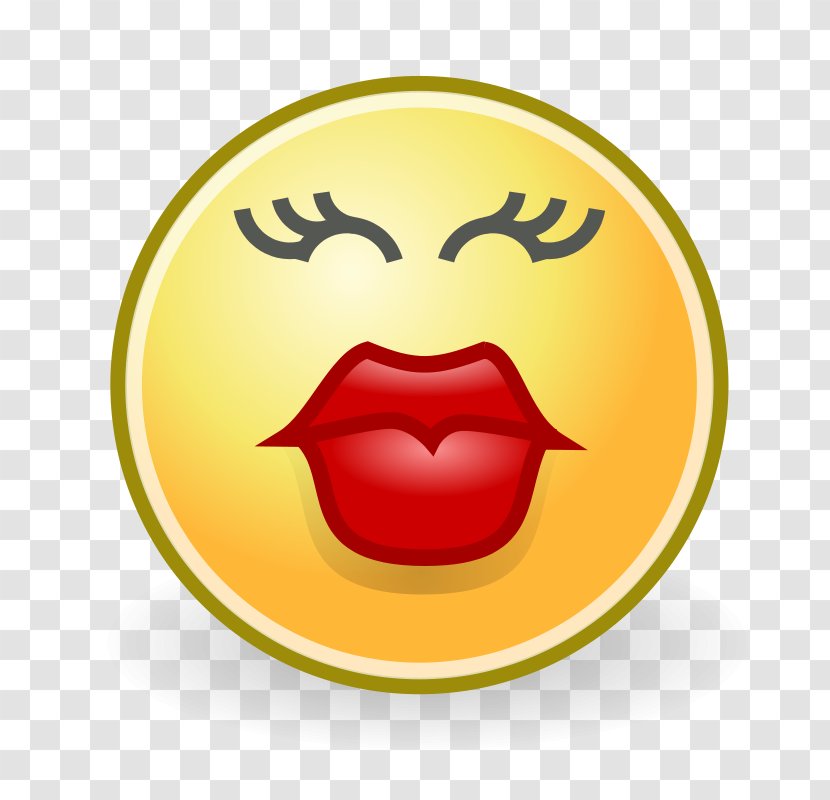 Smiley Emoticon Kiss Clip Art - Watercolor - Gif Emoticons Transparent PNG