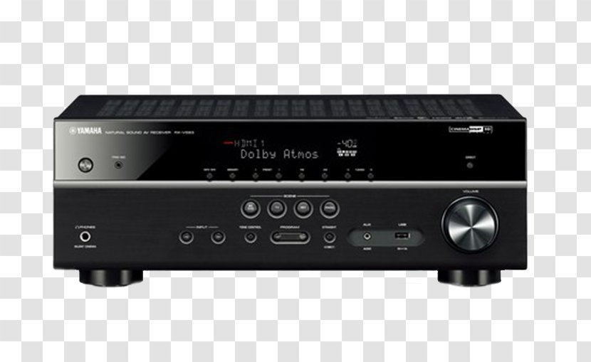 AV Receiver Yamaha Corporation Audio 5.1 Surround Sound Home Theater Systems - Technology Transparent PNG