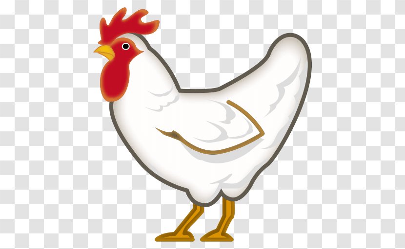 Rooster Chicken Emoji Emoticon Galliformes - Poultry Transparent PNG