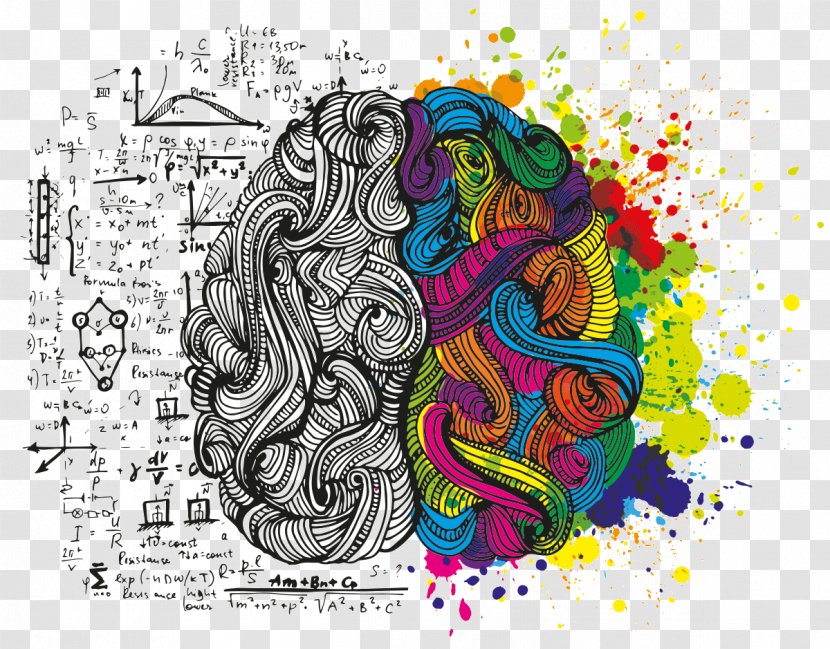 Lateralization Of Brain Function Human Creativity - Flower - Creative Transparent PNG