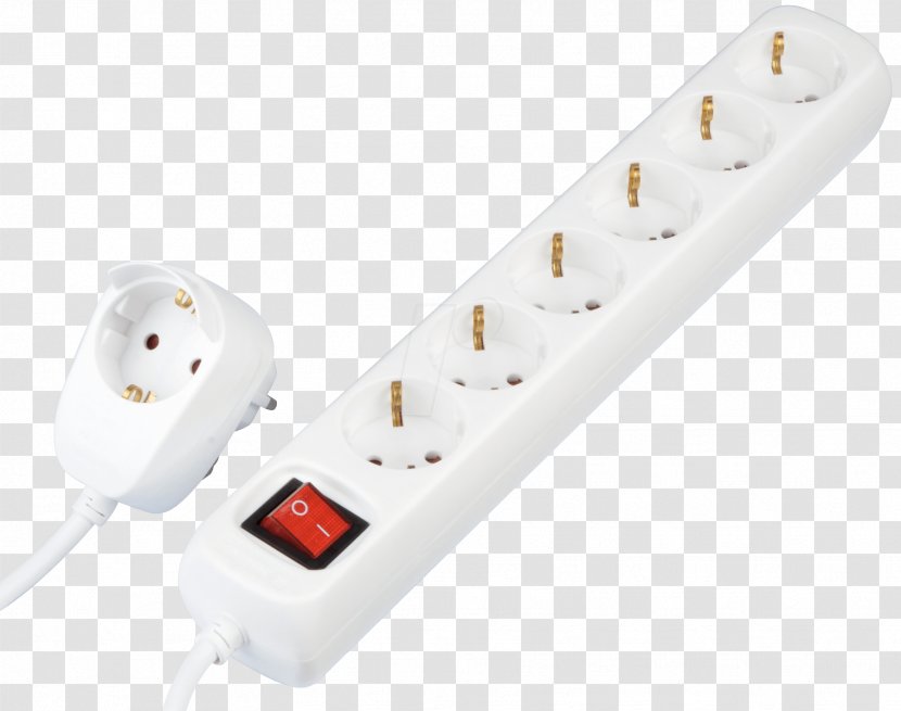 Extension Cords Electronics Computer Hardware Adapter - Power Strip Transparent PNG